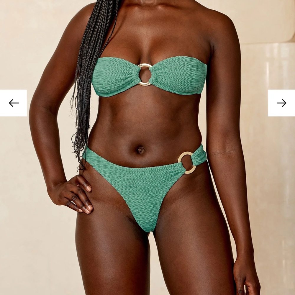 Monday Swimwear Costa Rica top CREAM crinkle (cover photo for reference)